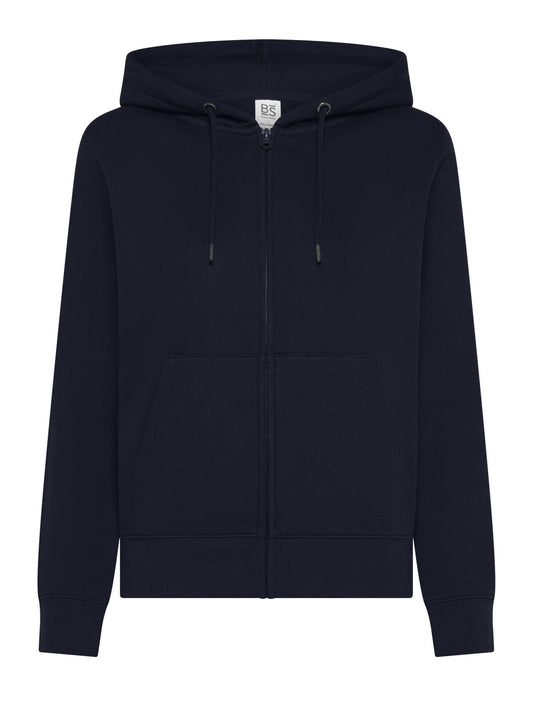 Vega Women Damen Sweatshirt / Hoodie – Black Spider – Farbe Navy – individuell veredelbar