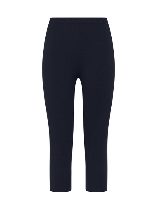 Leggins 3/4 donna Damen Hose / Rock – Black Spider – Farbe Navy – individuell veredelbar