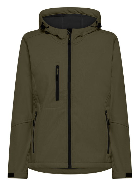 Storm Women Damen Softshell – Black Spider – Farbe military – individuell veredelbar
