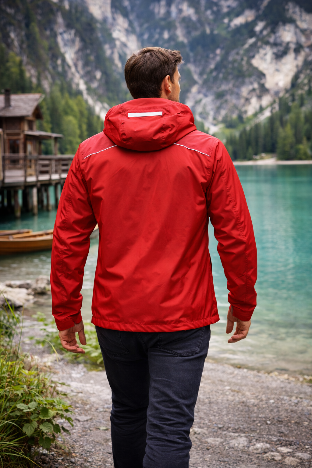 Daiber JN 1118 Herren Regenjacke – mit Logo links Brust (Druck oder Stick)