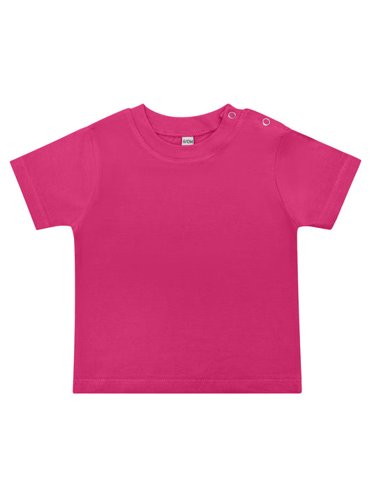 Baby T-Shirt – Black Spider – Farbe Fuchsia – individuell veredelbar