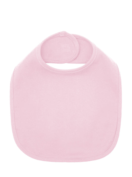 Baby Bib Single Layer Babybekleidung – Black Spider – Farbe Pink – individuell veredelbar