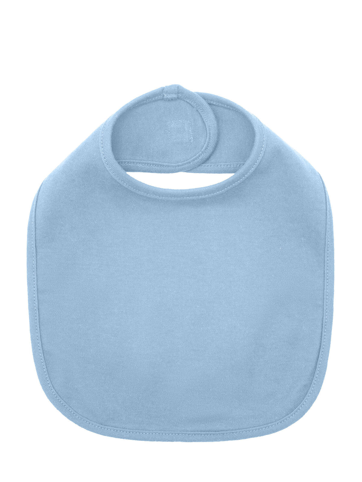 Baby Bib Single Layer Babybekleidung – Black Spider – Farbe Sky – individuell veredelbar