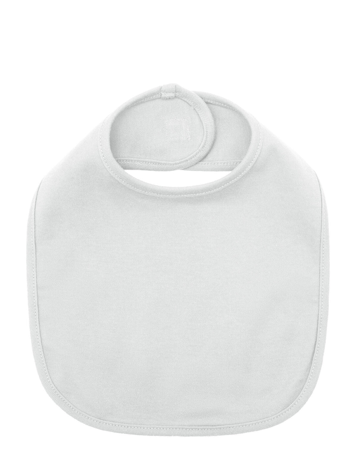 Baby Bib Single Layer Babybekleidung – Black Spider – Farbe Weiß – individuell veredelbar