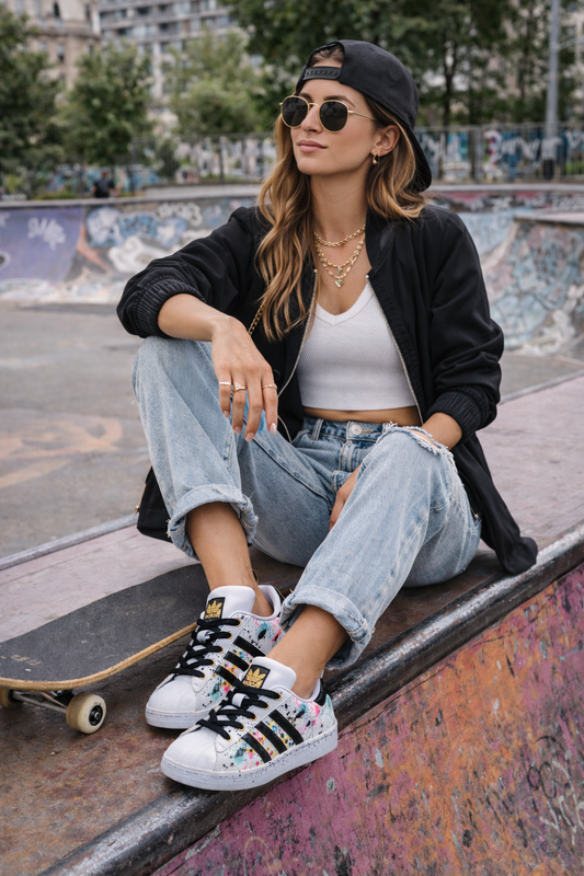 LA1970 Custom Sneakers – Adidas Superstar Art. 136 Tiffany