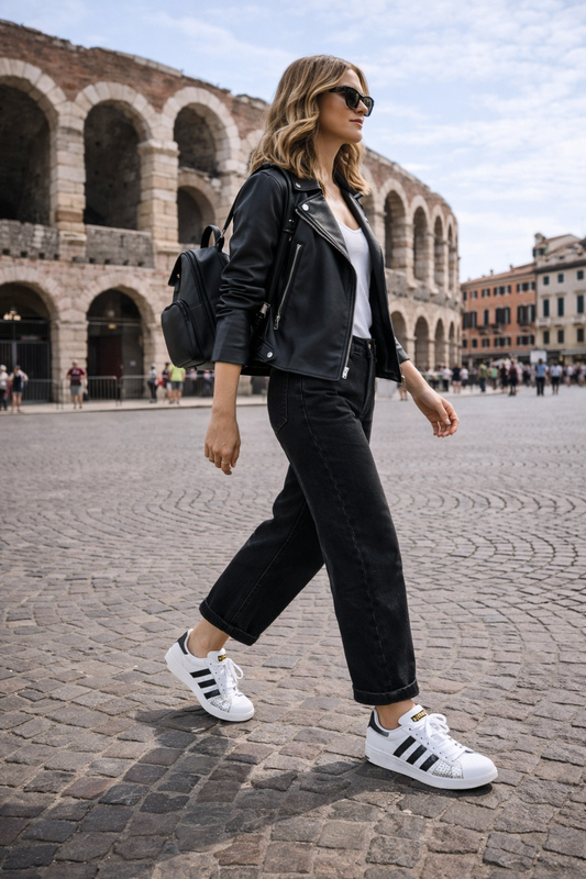 LA1970 Sneakers personalizzate – Adidas Superstar Pizzo Bianco