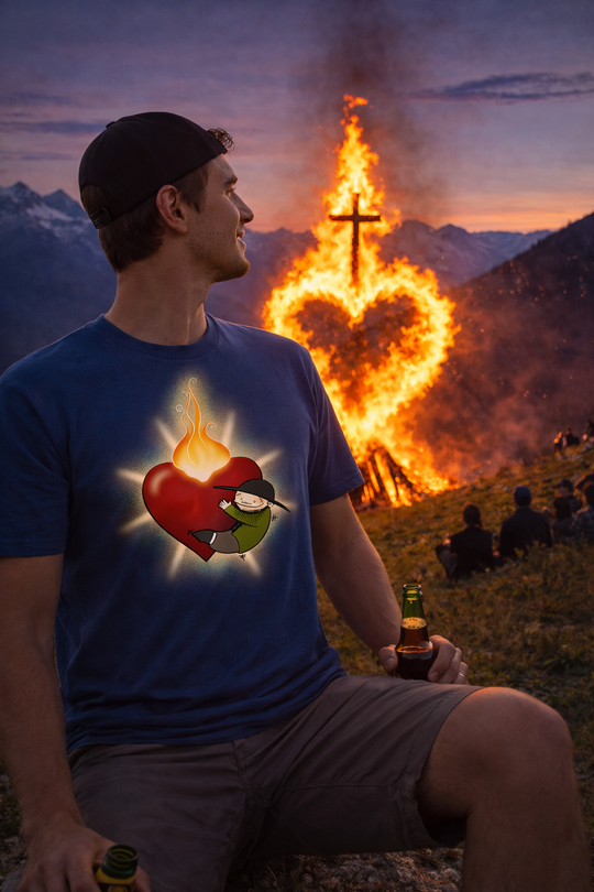 Jochen Gasser Herren T-Shirt – HOFER Herz