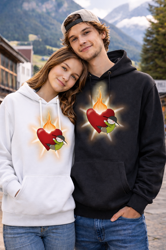 Jochen Gasser Unisex Hoodie – HOFER Herz