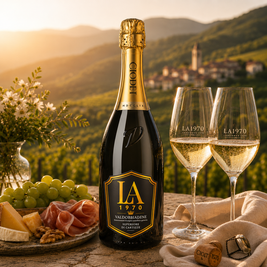 CARTIZZE Prosecco DOCG Dry 0,75l – Premium| mit eigenem Etikett | LA1970