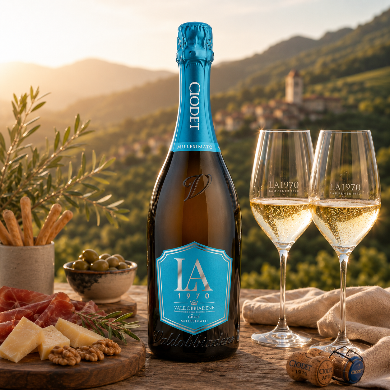 GIOSUÈ Prosecco DOCG Extra Dry Millesimato 0,75l – con etichetta personalizzata | LA1970