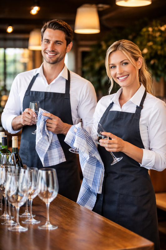 Geschirrtuch Halbleinen – 10 Stück / Pack (KARLOWSKY)