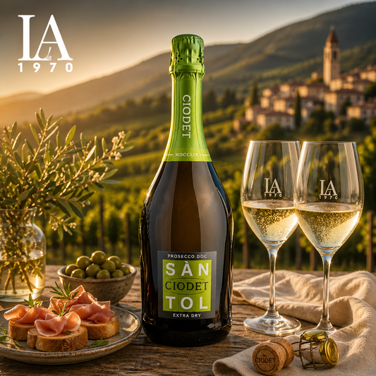 Prosecco DOC Treviso Extra Dry SÀNTOL 0,75l – con etichetta personalizzata | LA1970