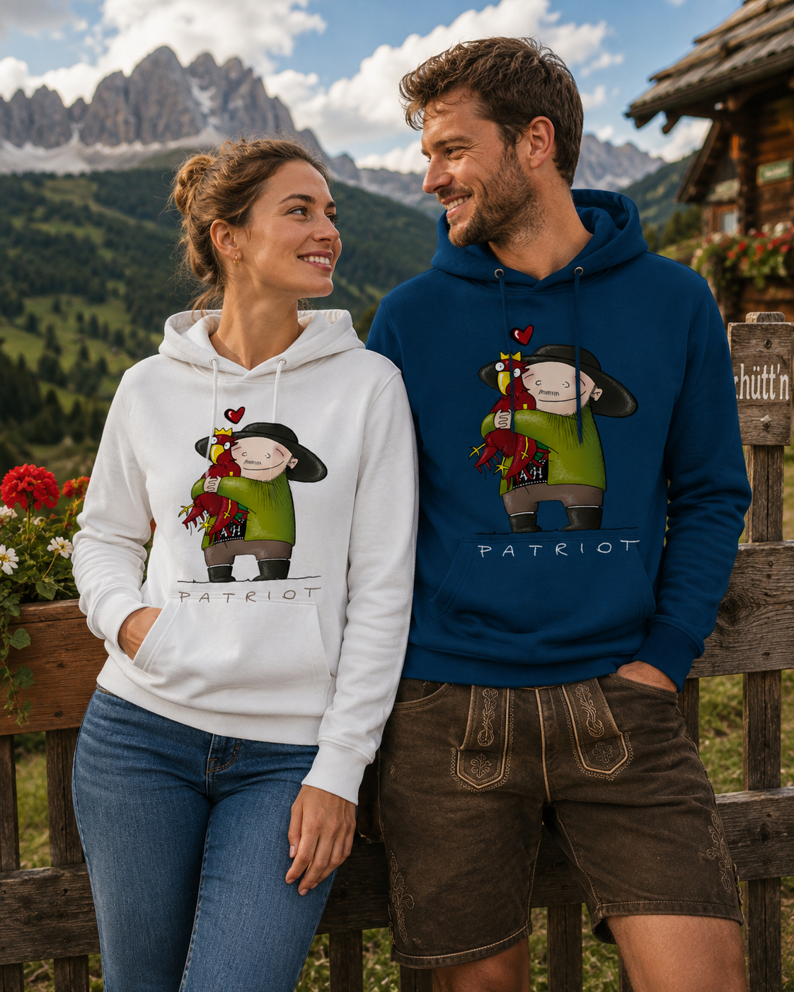 Maglietta da uomo Jochen Gasser – design Oschpelemuggn