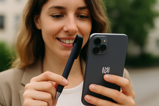 LA1970 TRINITY GUM Softtouch NFC Kugelschreiber – Schwarz