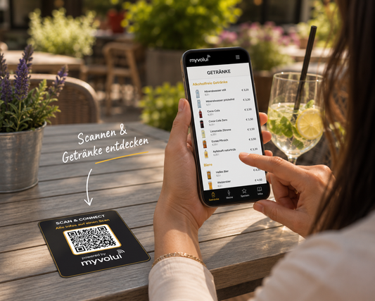 myvolui QR-Code Aufkleber Premium – Wasserfest & Kratzfest ab 50 Stück
