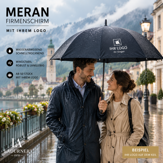 Ombrello aziendale MERAN con logo personalizzato | a partire da 50 pezzi