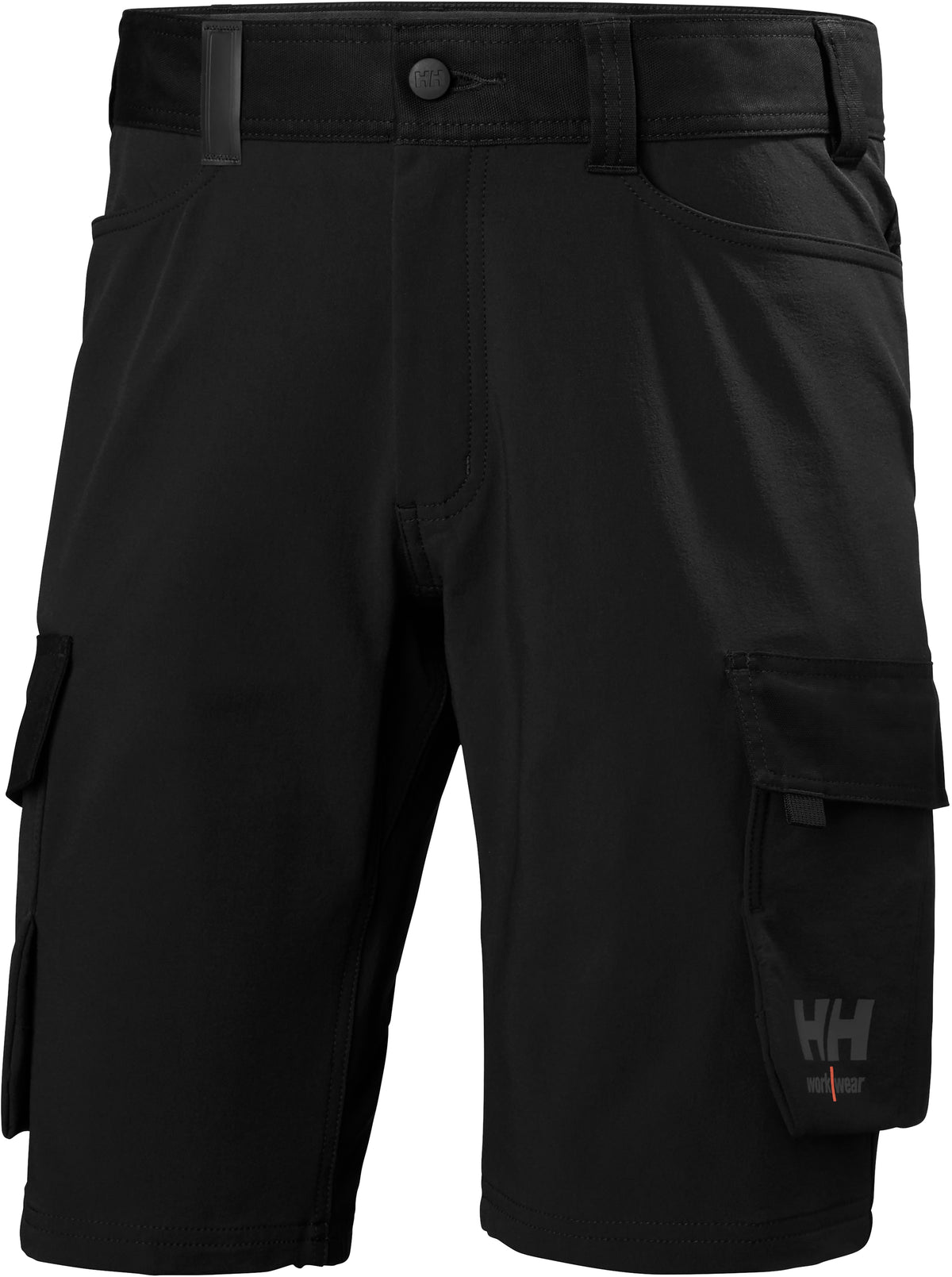 Cargo-Shorts Oxford 77508 mit Stretch – Schwarz