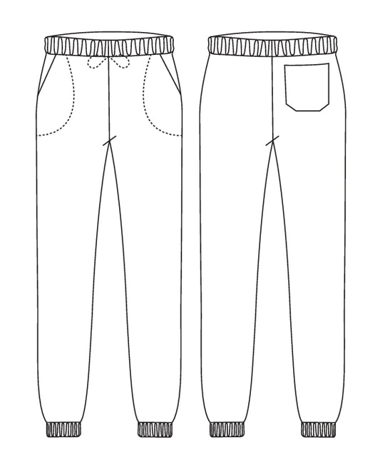 Unisex-Kochhose Aladin – Schwarz – Bild 2
