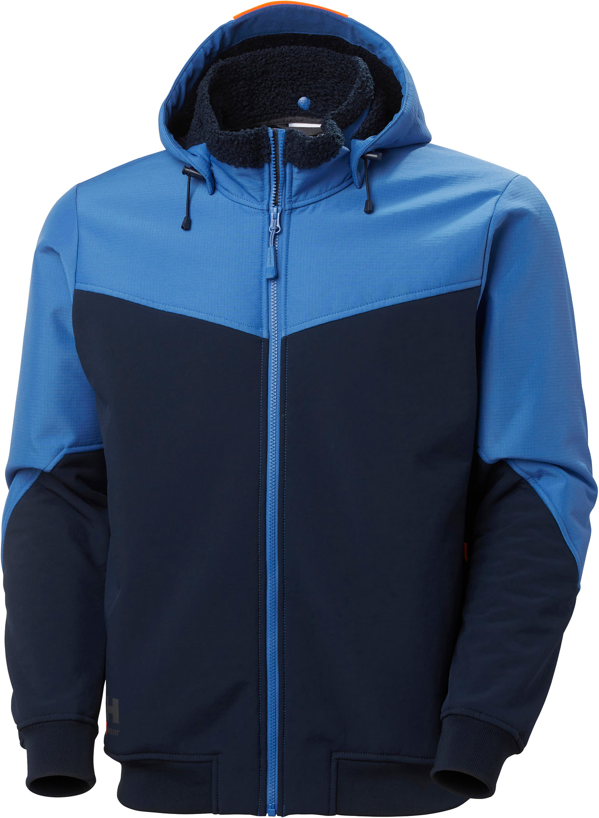 Winter-Softshelljacke Oxford 74291 dreilagig – Marineblau/Steinblau