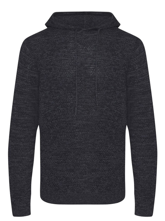 Iguazu Knitted Hoody Strick / Weste – Ecologie by AWDis – Farbe charcoal/black – individuell veredelbar