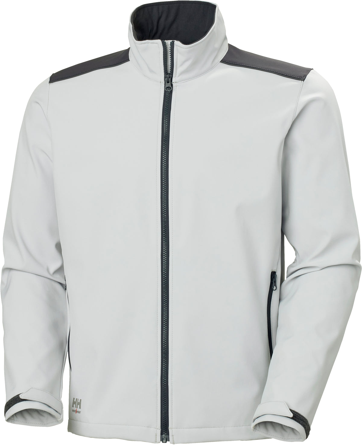 Herren-Softshelljacke Manchester 74085 dreilagig – Grey Fog/Ebony