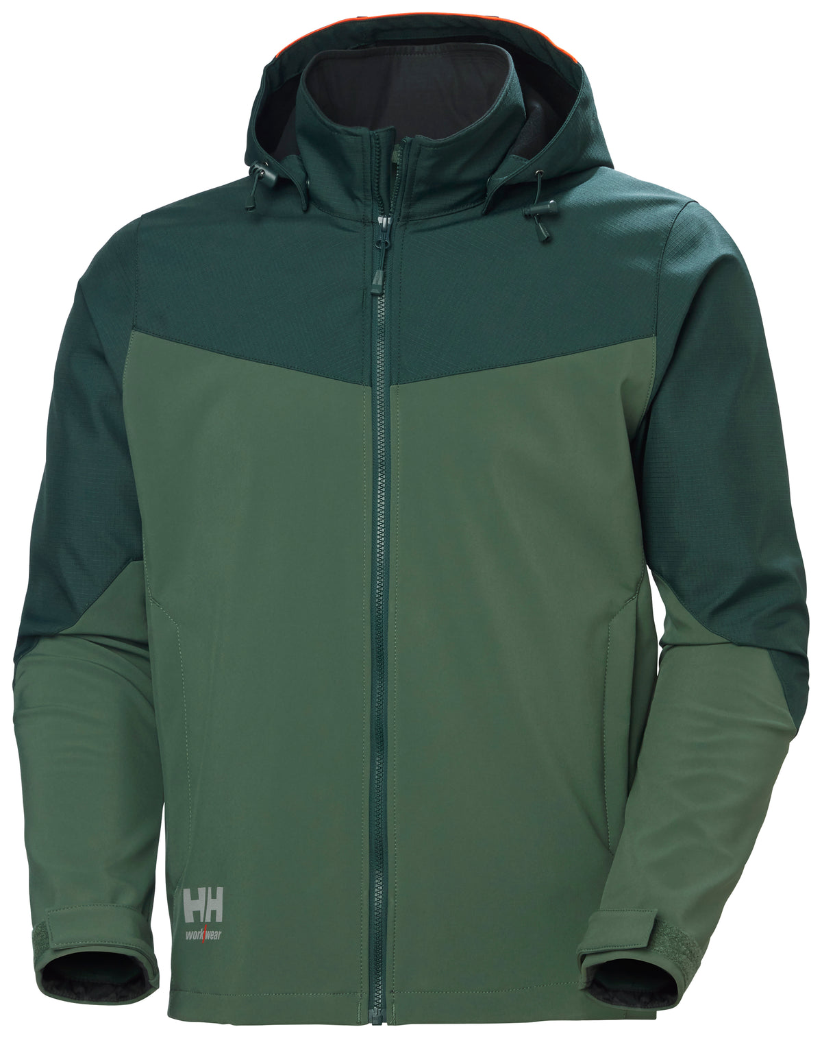 Kapuzen-Softshelljacke Oxford 74290 dreilagig – Spruce/Darkest Spruce