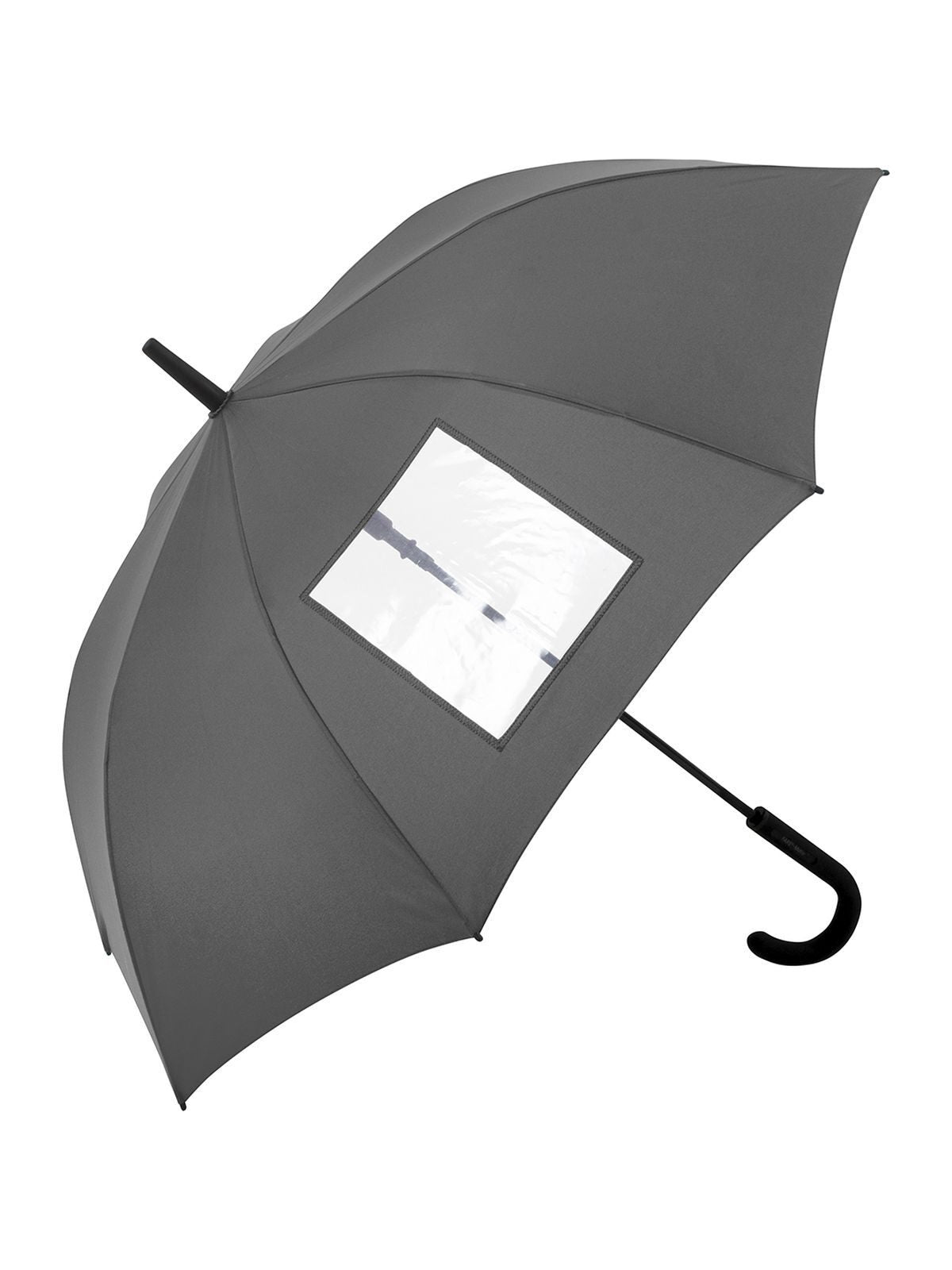 AC regular umbrella -View Regenschirm – FAre – Farbe Grau – individuell veredelbar