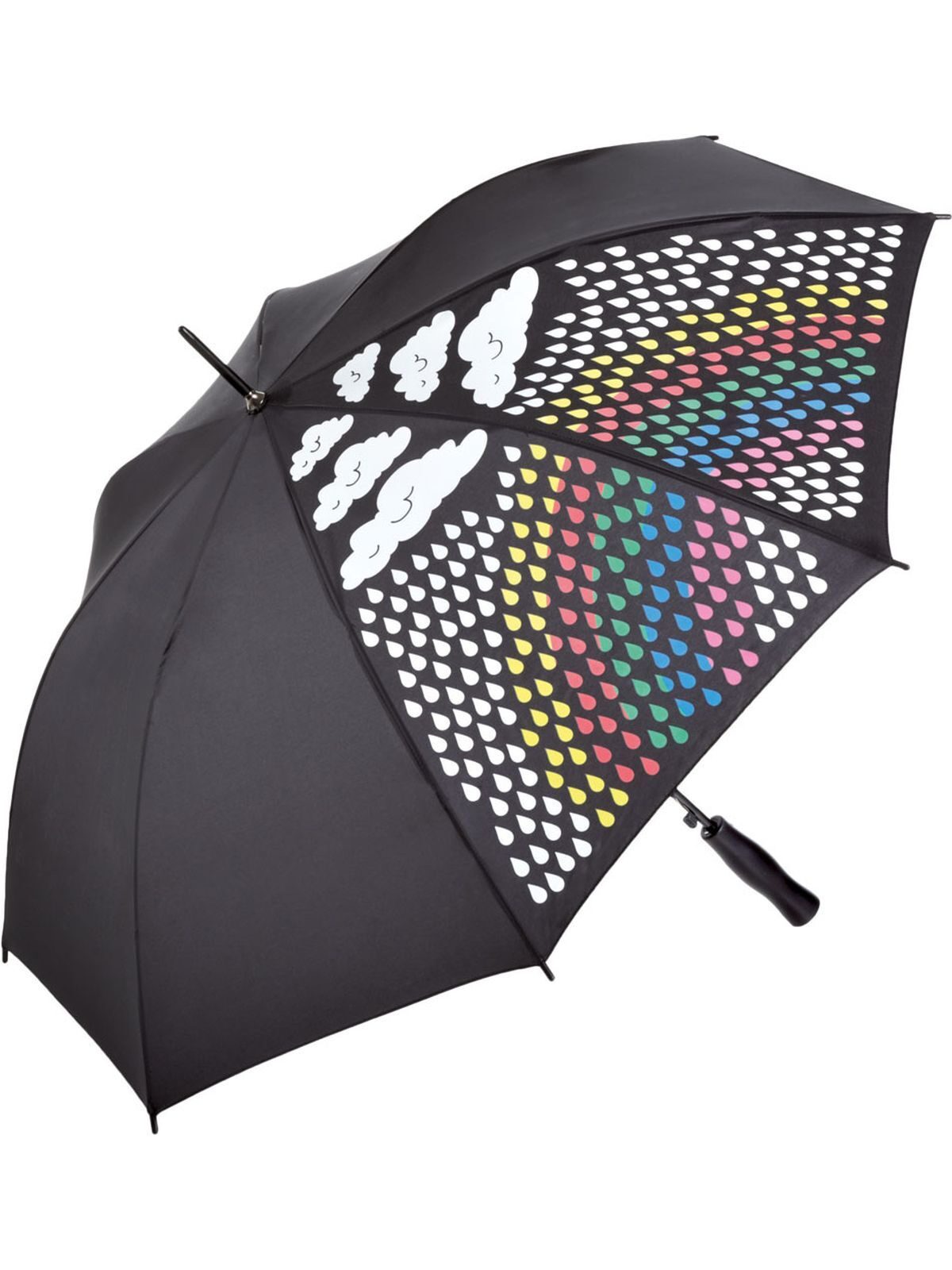 AC regular umbrella Colormagic® Regenschirm – FAre – Farbe Schwarz – individuell veredelbar