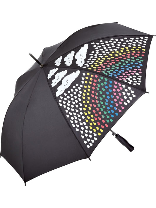 AC regular umbrella Colormagic® Regenschirm – FAre – Farbe Schwarz – individuell veredelbar