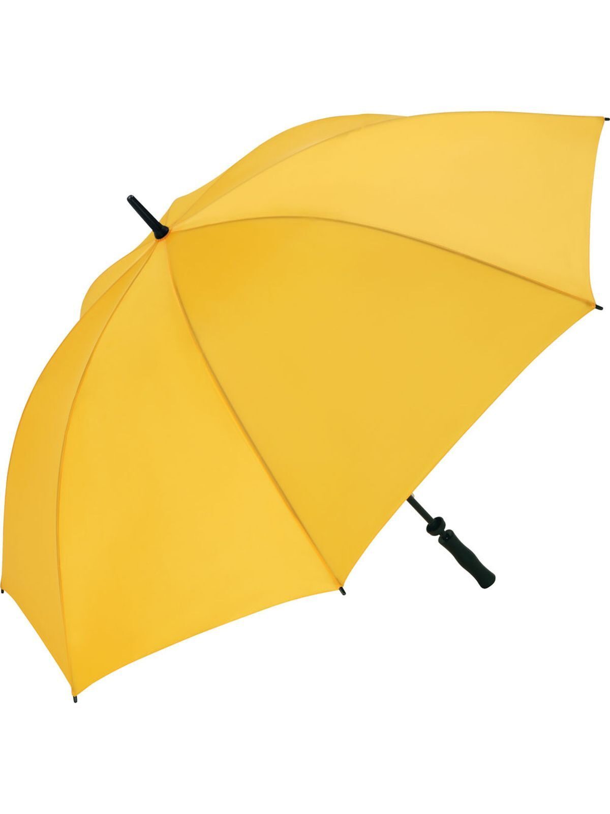 Fibreglass golf umbrella Regenschirm – FAre – Farbe Gelb – individuell veredelbar