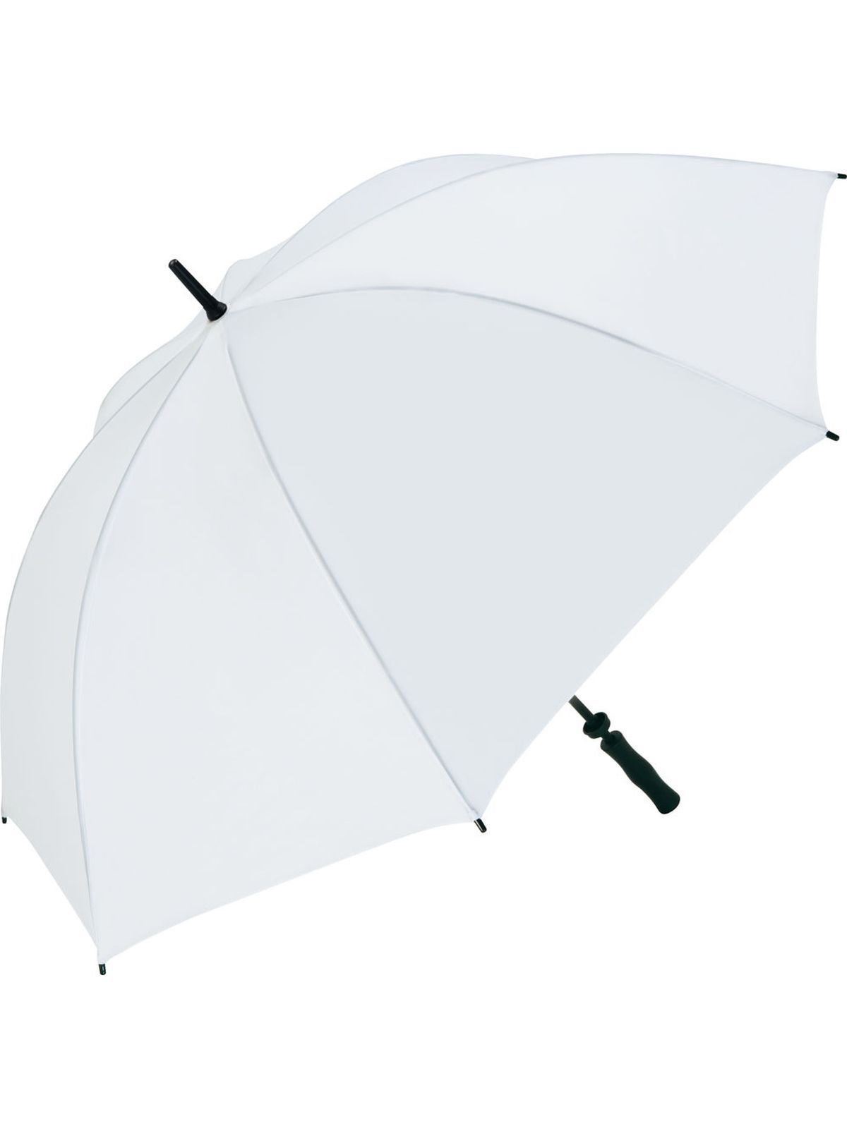 Fibreglass golf umbrella Regenschirm – FAre – Farbe Weiß – individuell veredelbar