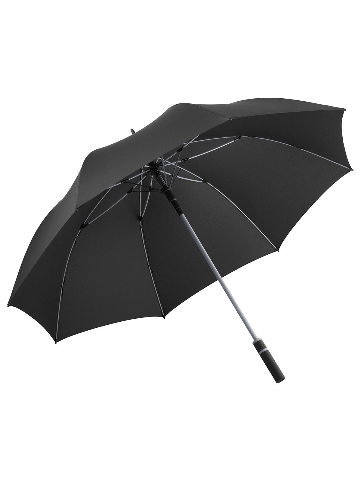 AC golf umbrella ® Style Herren Regenschirm – FAre – Farbe Black-Grey ws – individuell veredelbar
