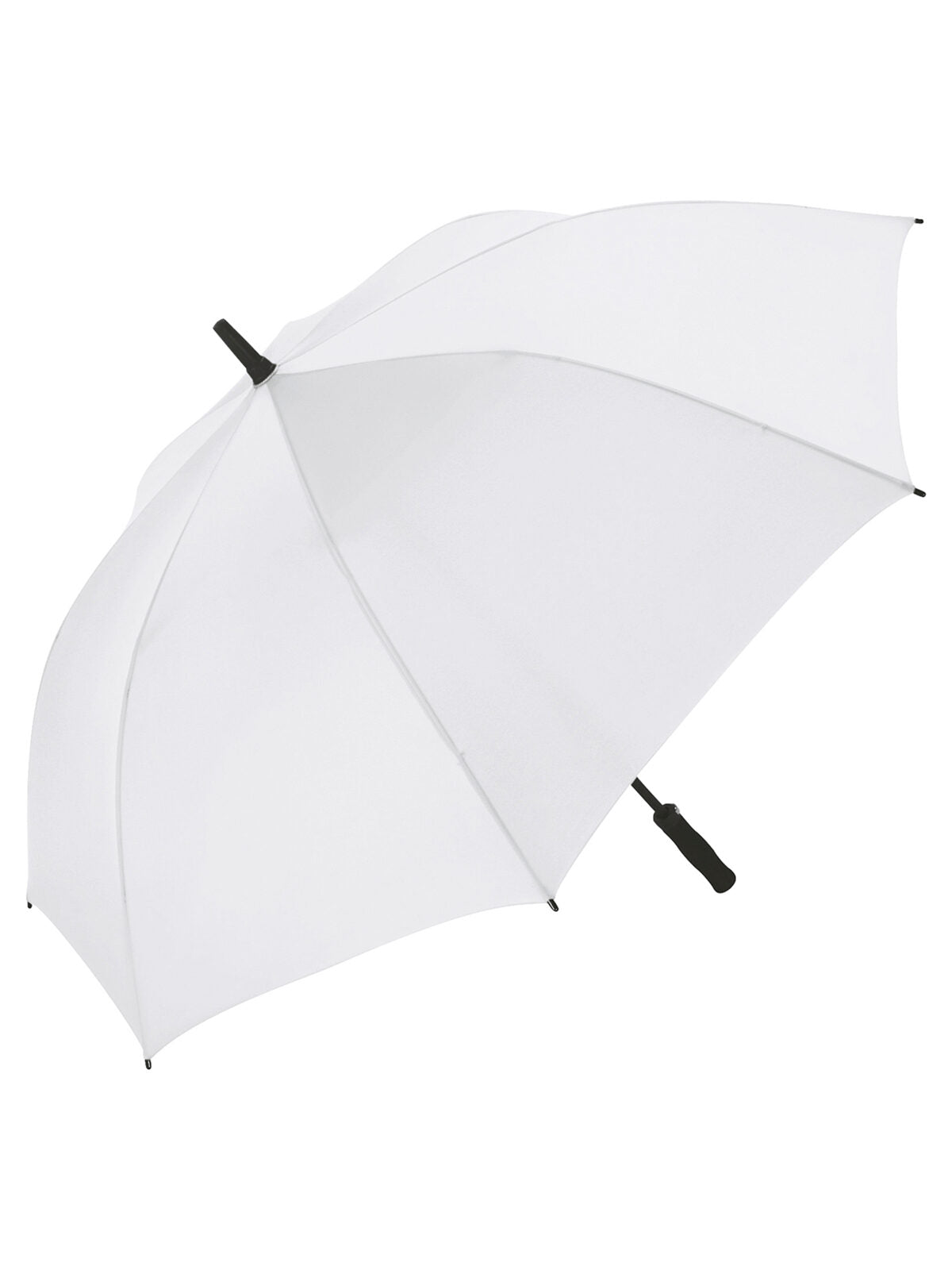 AC golf umbrella Fibermatic XL Herren Regenschirm – FAre – Farbe Weiß – individuell veredelbar