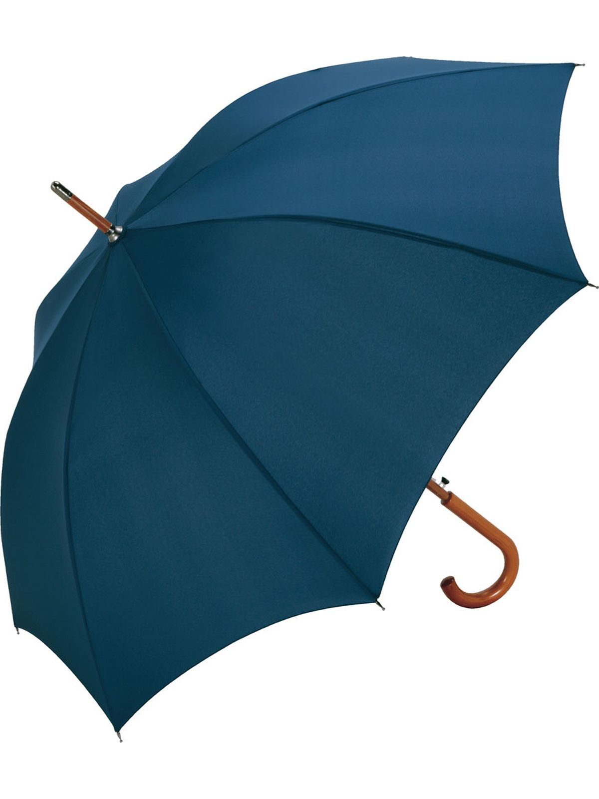 AC woodshaft regular umbrella Regenschirm – FAre – Farbe Navy – individuell veredelbar
