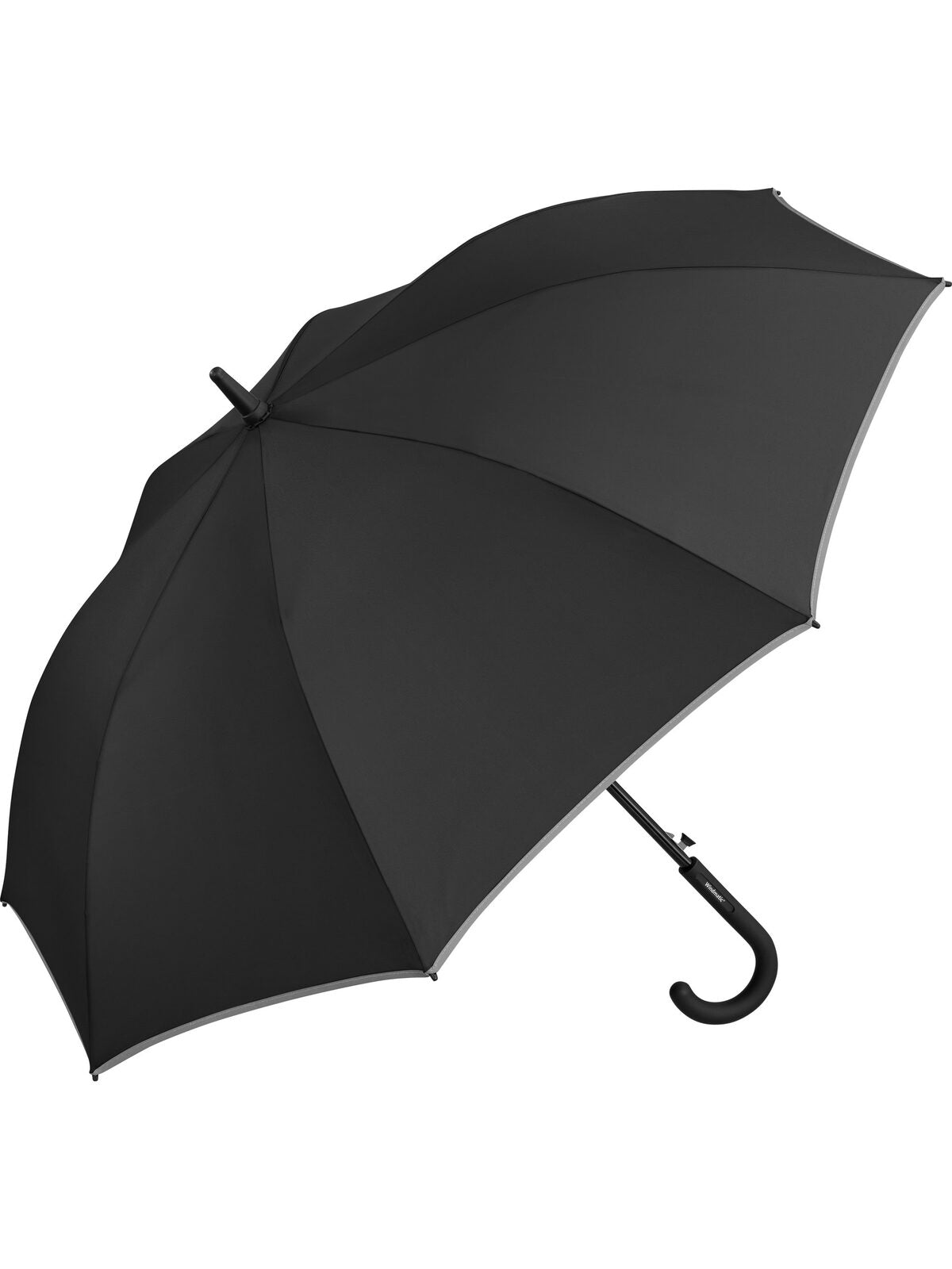 Midsize umbrella AC ® Windmatic® Regenschirm – FAre – Farbe Black wS – individuell veredelbar