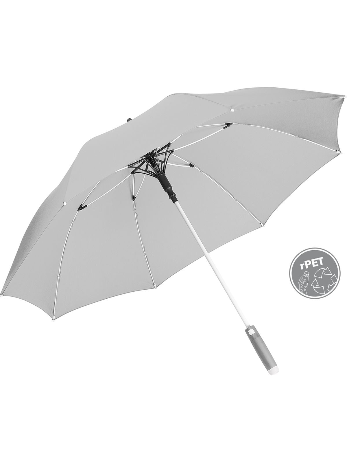 AC midsize umbrella -Whiteline Herren Regenschirm – FAre – Farbe Hellgrau – individuell veredelbar