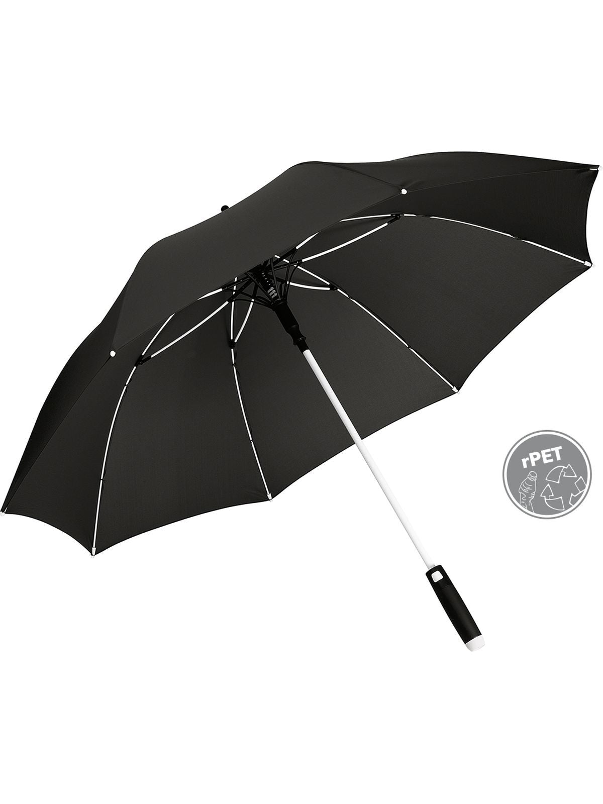 AC midsize umbrella -Whiteline Herren Regenschirm – FAre – Farbe Schwarz – individuell veredelbar