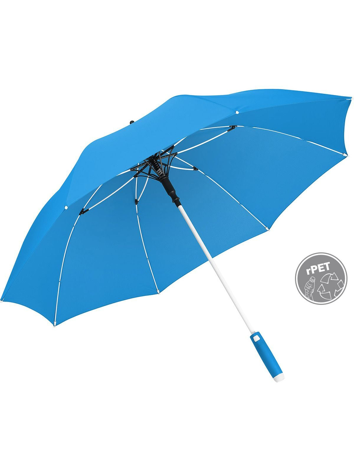 AC midsize umbrella -Whiteline Herren Regenschirm – FAre – Farbe Cyan – individuell veredelbar