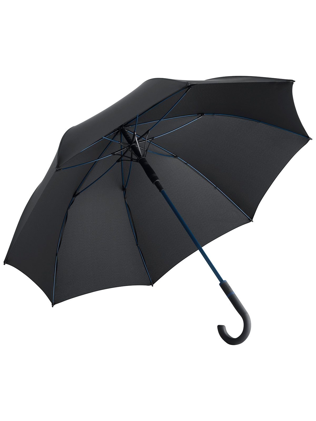 AC midsize umbrella -Style Herren Regenschirm – FAre – Farbe Black-Navy – individuell veredelbar