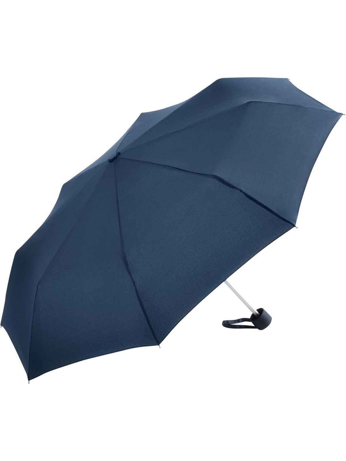 Alu mini umbrella Regenschirm – FAre – Farbe Navy – individuell veredelbar