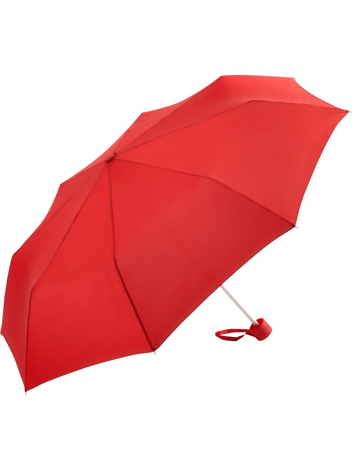 Alu mini umbrella Regenschirm – FAre – Farbe Rot – individuell veredelbar