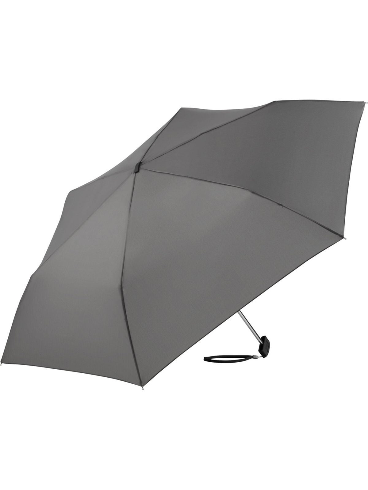 Mini umbrella SlimLite Adventure Regenschirm – FAre – Farbe Grau – individuell veredelbar