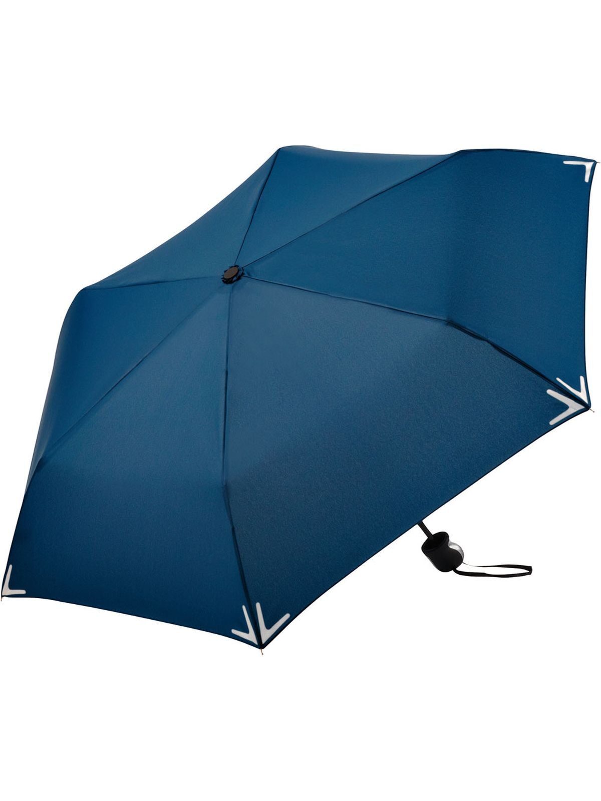 Mini umbrella Safebrella® Herren Regenschirm – FAre – Farbe Navy – individuell veredelbar