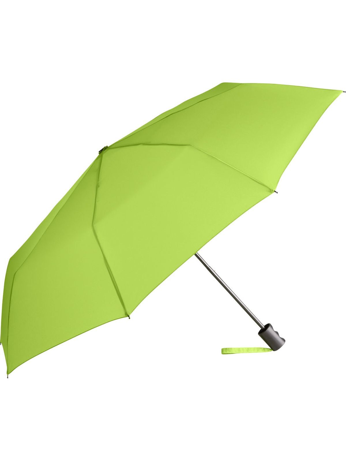 Mini umbrella ÖkoBrella Regenschirm – FAre – Farbe Lime ws – individuell veredelbar
