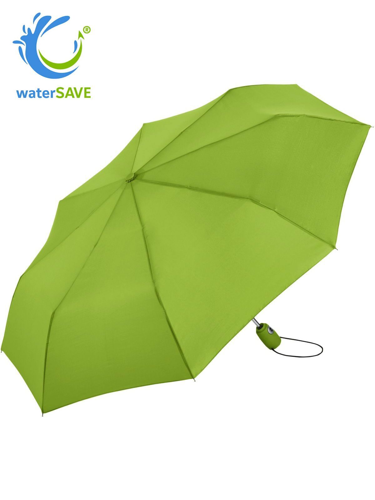 Mini umbrella ®-AOC Regenschirm – FAre – Farbe Lime ws – individuell veredelbar