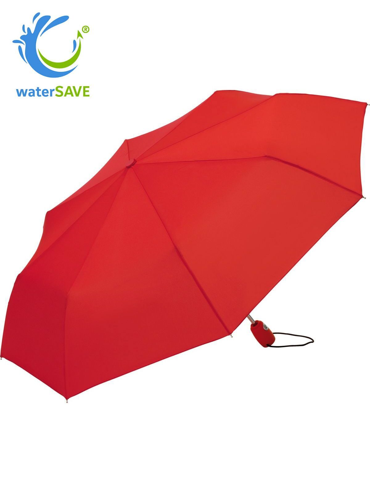 Mini umbrella ®-AOC Regenschirm – FAre – Farbe Red ws – individuell veredelbar