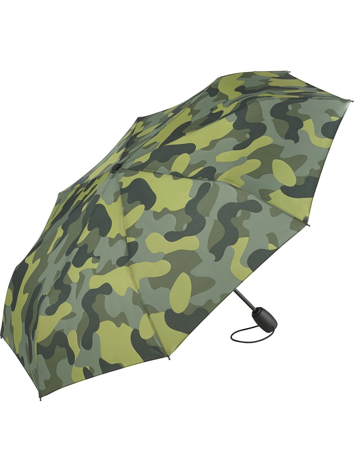 AOC Mini Umbrella -Camouflage Regenschirm – FAre – Farbe Olive-Combi – individuell veredelbar