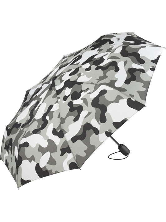 AOC Mini Umbrella -Camouflage Regenschirm – FAre – Farbe Grey-Combi – individuell veredelbar