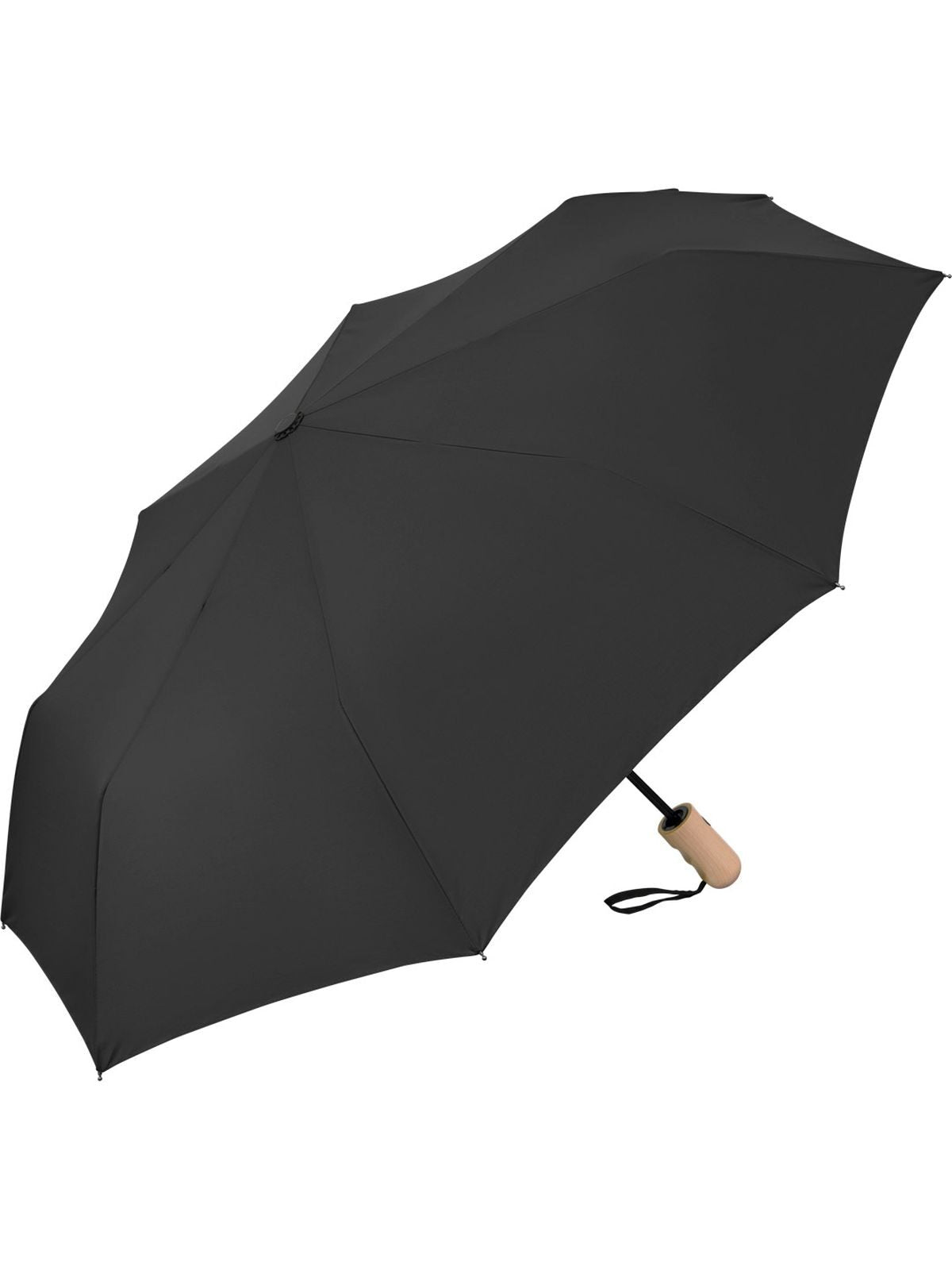 AC pocket umbrella ÖkoBrella Herren Regenschirm – FAre – Farbe Black wS – individuell veredelbar