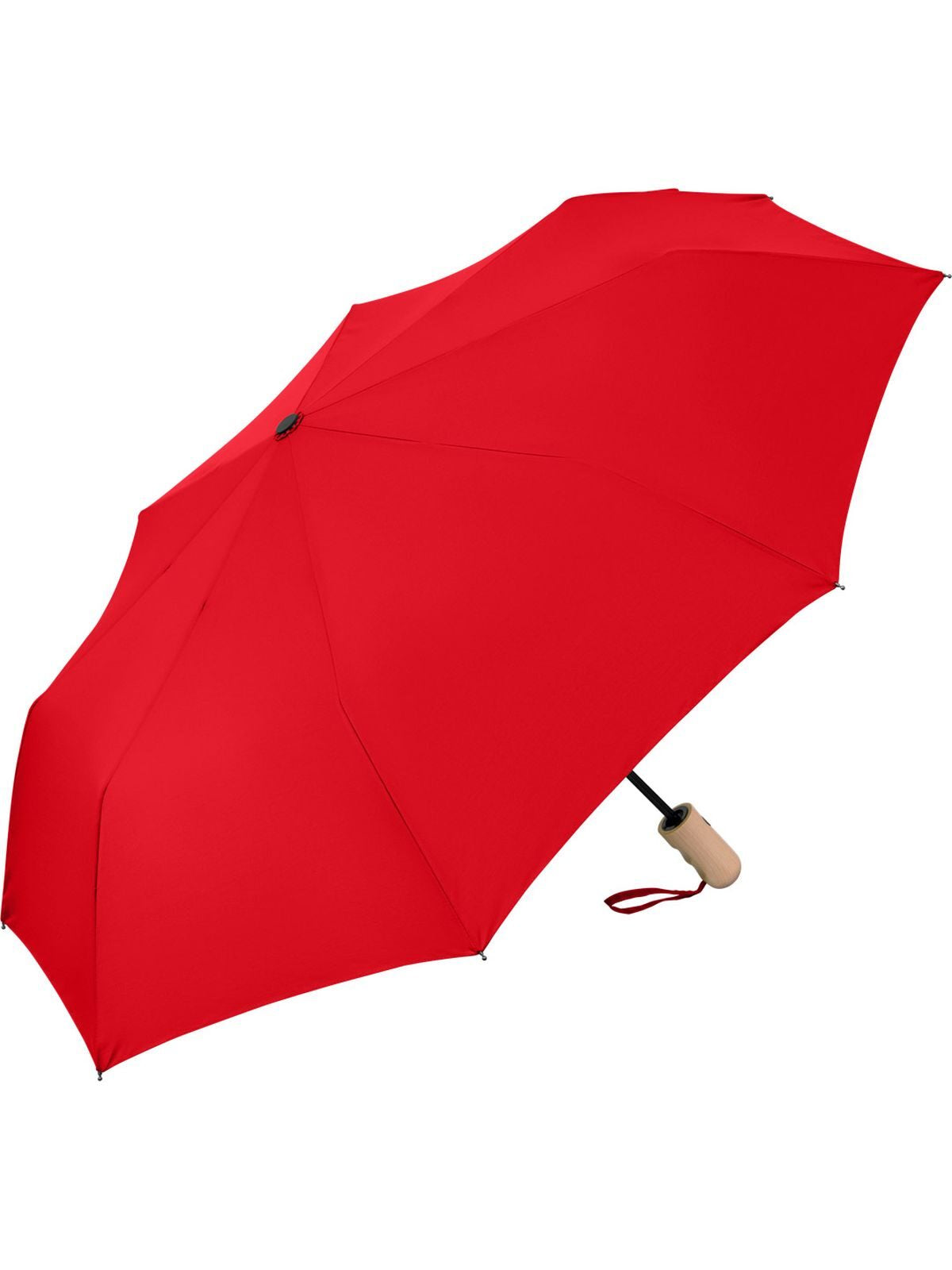 AC pocket umbrella ÖkoBrella Herren Regenschirm – FAre – Farbe Red ws – individuell veredelbar